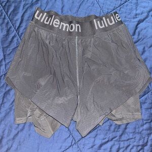 lululemon shorts with Waistband Logo